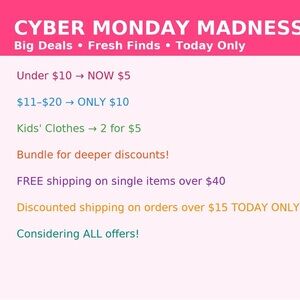 Cyber Monday Madness Deals Poster